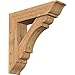 Ekena Millwork BKT0806X30X30OLY01SWR Olympic Traditional Smooth Bracket w/Offset Brace, Western Red Cedar