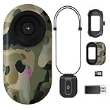 2.7K Mini Body Camera,Thumb Size Wearable Body Cam with Screen, Magnetic Portable Action Camera Mount with 32GB Card, Hands-Free POV Recorder, Portable Sports Cameras for Work,Cycling,Travel and Pet