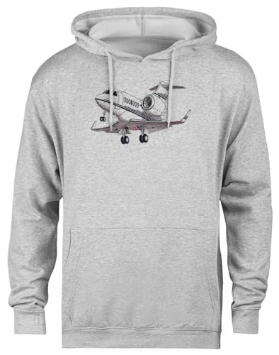 Dessin Gulfstream G550 le pull à capuche gris unisexe idéal pour offrir