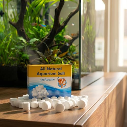 Image of Premium Aquarium Salt, Aquarium Salt Freshwater Tablets for Aquarium Water Treatments Essential Supplies (20 Tablets)