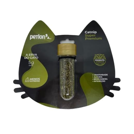 Petlon Erva Do Gato Catnip 1 Tubo 5G Para Gatos