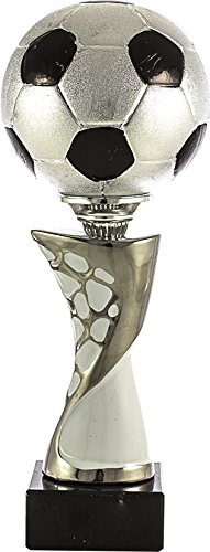 Art-Trophies TP393 Trofeo Deportivo Balón De Fútbol, Plata, 26 cm Cover