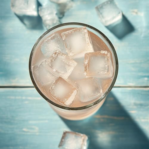 glacio Small Ice Cube Silicone Trays with Lids - BPA-Free, Flexible Ice Molds for Cocktails and Beverages - Set of 2