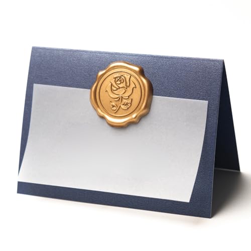 Parvigo Pearlized Navy Blue Place Cards