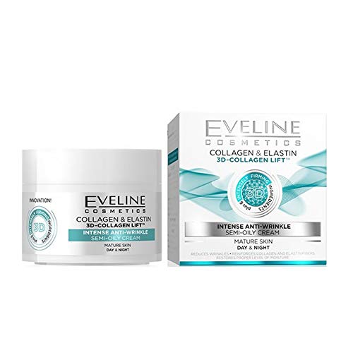 Eveline 3d collagen lift intense anti wrinkle day and night cream 50ml