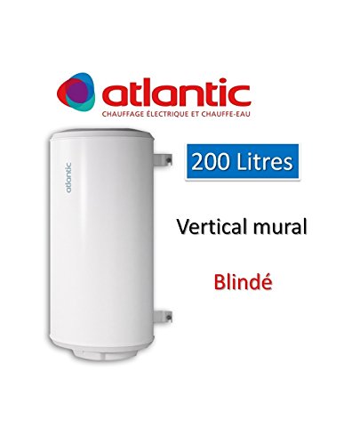 Atlantic 021120 Chauffe-eau blindé mural vertical monophasé 200 L 2200 W
