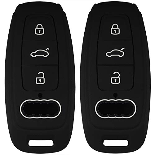 Coque de clé Audi silicone noir idéale au quotidien pour Audi A7 et Q8
