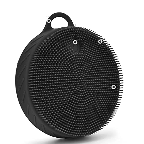 Mefold Sonic Facial Cleansing Brush Silicone Face Body Scrub Brush 5 Mode Waterproof Sonic Face Deep Cleansing Brush Electric SPA Massage Skin Care Tool for Cleansing Exfoliating