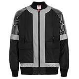  Kappa Bonded Herren Jacke 2XL schwarz grau