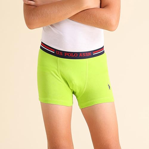 Image of U.S. Polo ASSN. Boy's Cotton Casual Style Trunks (Pack of 2)