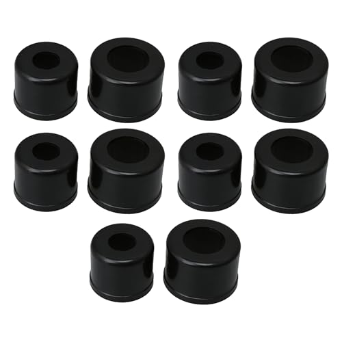 Bstinay 10pcs Plastic 22mm & 16mm Oboe Mouthpiece Cap Oboe Mouthpiece Head Oboe Cover Parts Black