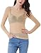 Camiseta de Color Liso para Mujer de Manga Larga de Malla Slim...