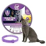 Cat Repellent Treatment, Single Pack Repellent Collar, Adjustable for Small Medium Large Cats, Natural Waterproof Design (Single Pack Purple)