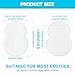 ziyue Underarm Sweat Pads, 150 Count Disposable Armpit Sweat Pads for Women & Men, Ultra-Thin Microfiber Sweat Shields with Strong Adhesive, Dress Shirt & Blouse Underarm Protection