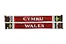 Wales Cymru Soccer Knit Scarf