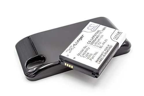 EXTENDED batterie LI-ION 3000mAh pour LG Optimus Black, P970, P 970 remplace BL-44JN fournie avec...