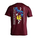 [アートワークスコウベ] ラクロス Tシャツ 半袖 練習着 ドライ やっぱりラクロスが好きやねん ユニセックス L バーガンディ