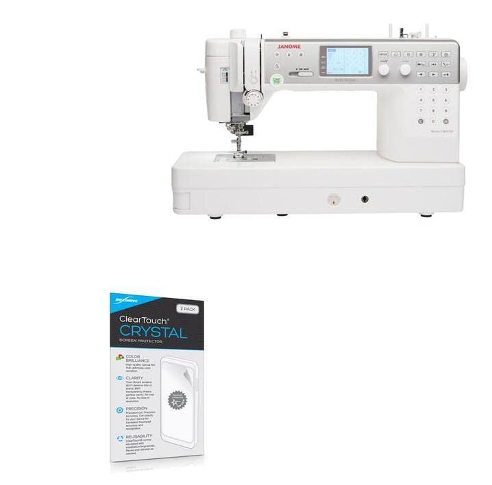 BoxWave Screen Protector Compatible with Janome Memory Craft 6700P - ClearTouch Crystal (2-Pack), HD Film Skin - Shields from Scratches