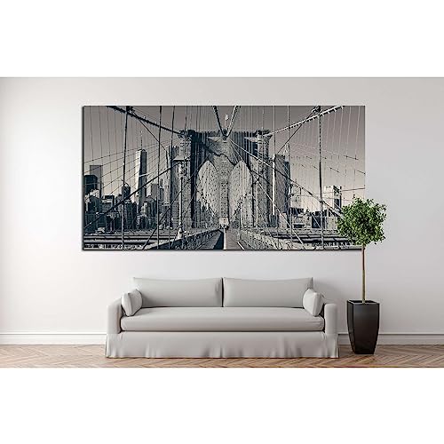 Brooklyn Bridge №125 impression sur toile 5 panneaux 180 x 90 cm