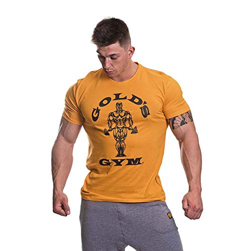 Gameworld Muscle Joe T-Shirt Homme Or FR : L (Taille Fabricant : L)