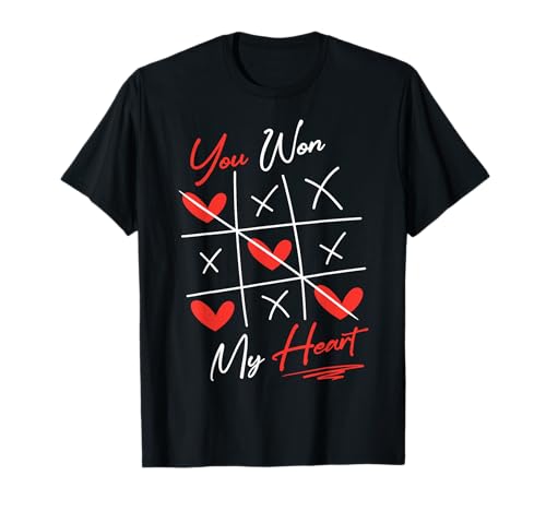 Funny Valentines Tic Tac Toe You Won My Heart Mens