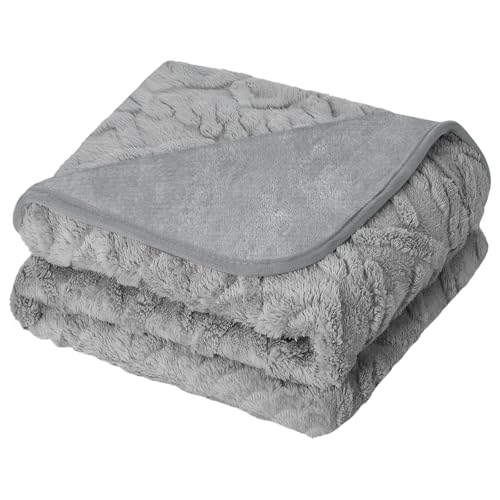 Omtofo wasserdichte HundedeckeHunde(100×75cm), Hundedecke für Unterwegs, Flauschig und Weich Hundedecken, Waschbar Schutzdecke für Sofa, wasserdichte Decke für Grosse Hunde und Mittelgroße Hunde