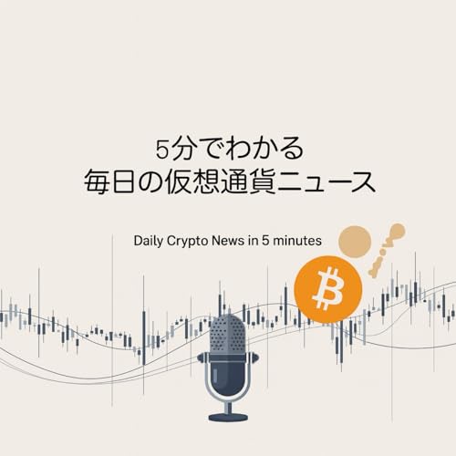 Page de couverture de 5分でわかる毎日の仮想通貨ニュース - 海外のビットコイン・暗号資産投資・資金調達の最新ニュースを日本語で要約配信