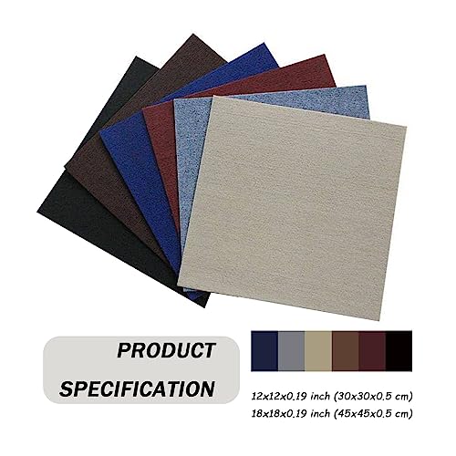 IBOWZ Home Tapijt Tegels 16 stuks Peel And Stick, Zelfklevende Tapijttegels, Naadloze Splicing Tapijt Vloertegels, Eenvoudige Installatie, Antislip, 30x30cm - Image 3