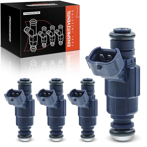 Frankberg 4x Valvole di iniezione Ugello di iniezione Compatibile con i10 PA 1.1 Picanto SA 1.1 Picanto SA 1.0 i10 PA 1.1 LPG Replace# 3534002210,0280156461