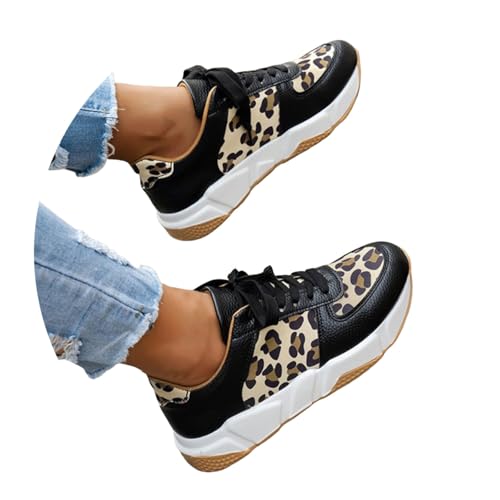 Basket femme noir respirante contre la fatigue des pieds en sport