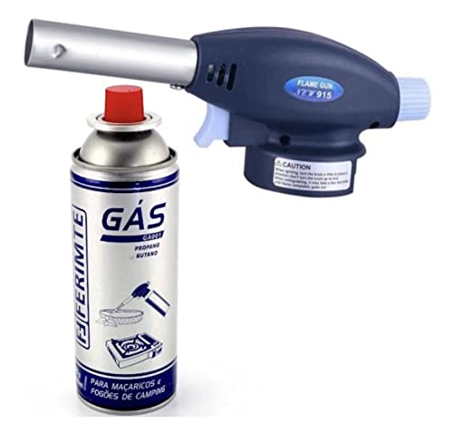 KIT MAÇARICO CULINÁRIO E 1 REFIL DE GÁS BUTANO