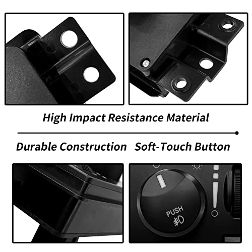 image for ATRACYPART Headlight Dimmer Switch Headlamp Driving Lamp Switch | Repl