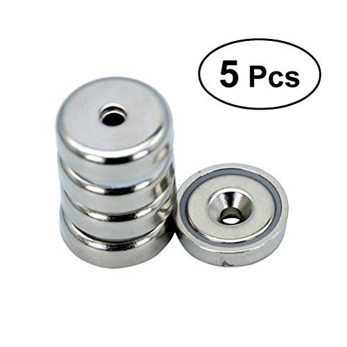 UEETEK Magneti per dischi al neodimio 5 pezzi