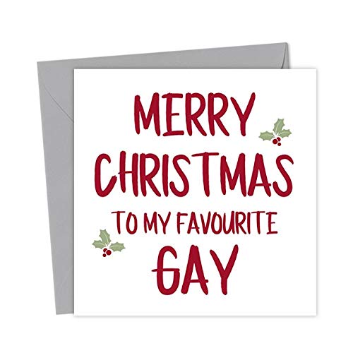 Image of Merry Christmas to my favourite Gay - Christmas Card