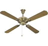 Standard Evoke Ceiling Fan (Antique Brass)