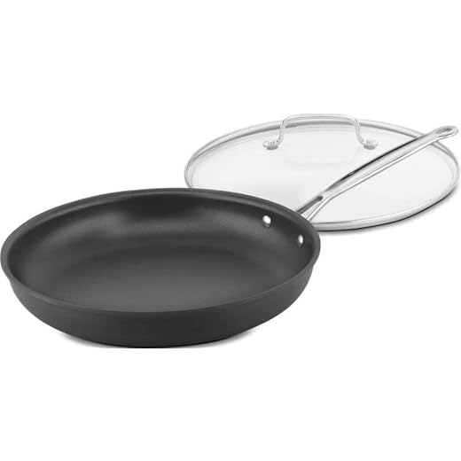Cuisinart 622-30G Nonstick-Hard-Anodized, 12-Inch, Skillet w/Glass Cover