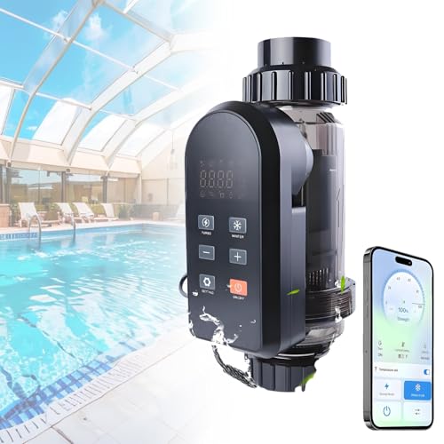 Ofyphth Generadores De Cloro Salino, Electrolizador De Cloro De CloracióN Salina, DiseñO De PláStico Duradero, para Piscina - Clorinador Universal. LC500A