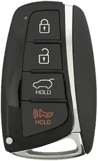 Replacement Key Fob Compatible with 2016 Santa Fe 4 Button Proximity Key Fcc SY5DMFNA433 Part Number 95440-B8100 95440-2W500