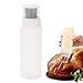 Generico Bocchina Olio Spazzo - Applicatore Di Olio Di Silicone Da 175 Ml/350 Ml, Chiara, Coperchio a Prova Di Polvere, Design Di Spremitura | Distribuzione Ricaricabile per Barbecue, Pasticceria, immagine