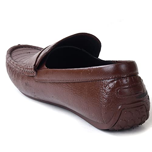 Image of AJANTA Men's Slip-on PVC Loafer | Water Proof & Rain Shoes | Anti Skid Outsole for Firm Grip | Lightweight & Comfortable Formal Moccasins for Office & Party
