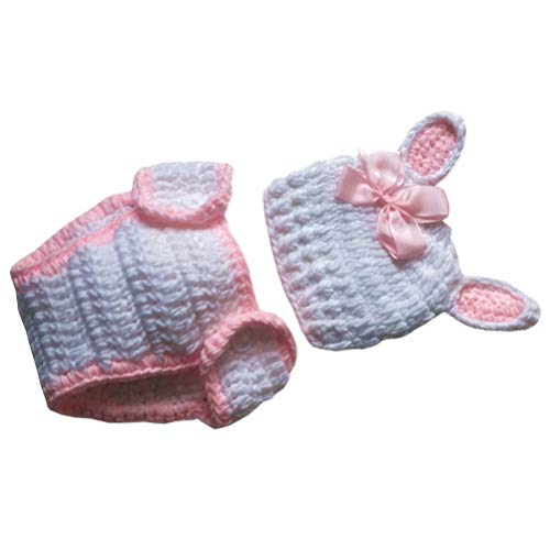 STOBOK Roupas de Coelhinho Do Bebê Roupas de Coelho Infantil de Algodão Adereços de Cabine de Fotos