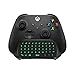TiMOVO Mini Clavier avec Rétroéclairage Vert pour Xbox One, Xbox Series X|S, Manette de Jeu du Clavier avec Casque et Prise Jack Audio, pour Xbox One/One S/One Elite, Récepteur 2.4G Inclus - Noir