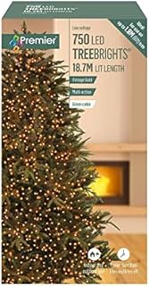 Premier 750 M-A LED TREEBrights with Timer-Vintage Gold, Multi, ONE