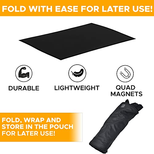 Econour Car Sunroof Sunshade Cover With Storage Pouch | Car Window Screens For Camping With Sun Glare, Uv Rays Protection | Moonroof Cover With Breathable Mesh Sun Shade (38X25 Inches) #TOP3