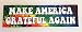 Make America Grateful Again Vinyl Bumper Sticker - Peace Love Hippie Tie Dyed MAGA