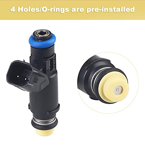 JDMON Fuel Injectors Compatible with Chevy Silverado Tahoe Suburban Avalanche Express 1500 GMC Yukon Sierra Savan 1500 5.3L 2002-2007 Replace 25326903 12580426 Pack of 8