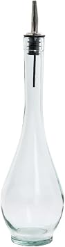 TableCraft H931 Siena 16 Oz. Green Tint Glass Oil Bottle