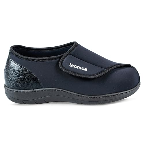 Extro Style - Scarpe Ortopediche Tecnica 3S Con Plantare Estraibile, Per Deformità Pronunciate, Scarpe Antiscivolo Donna E Uomo Con Tomaia In Lycra Auto-Modellante, Nero, Taglia 39