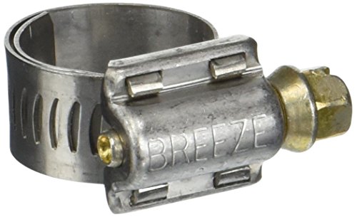 10 Pack Breeze 9206 Aero-Seal Liner Clamps with Plated Screw Effective Diameter Range: 7/16
