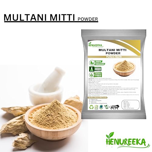 Image of Organic Face Pack Powder Combo Of Sandalwood (chandan), Rose Petal,Multani Mitti, Orange Peel, Neem Leaf And Kasturi Turmeric Powder for Face and Skin Care (50gm Each Packet)300gm